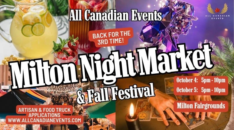 2024 Milton Night Market Banner