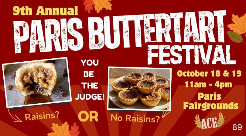 2025_paris_butter_tart_fest_fall_banner 2025 Great Canadian Butter Tart Fest - Paris - Fall Edition