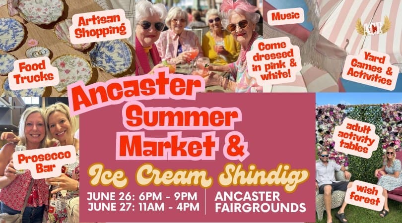 2026_ancaster_summer_market_banner 2026 Ancaster Summer Market Banner